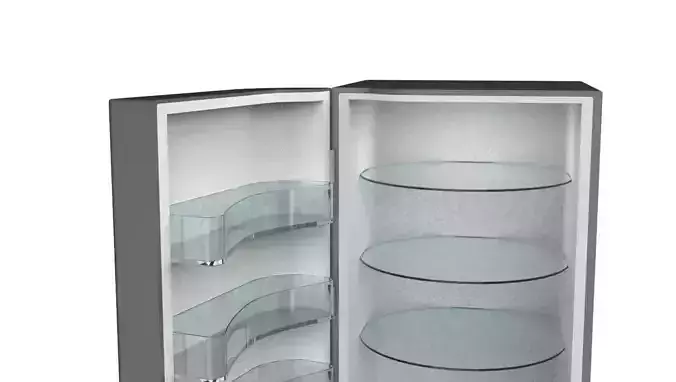 Circular refrigerator 3D model