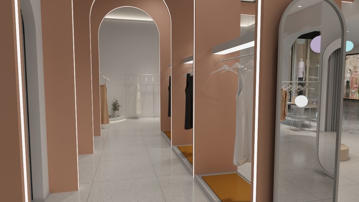 Clothing Shop 3 3D model_6