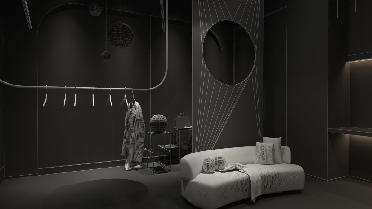 Clothing Shop 3 3D model_22