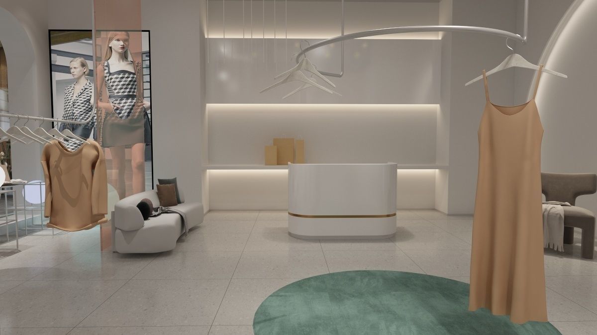 Clothing Shop 3 3D model_10