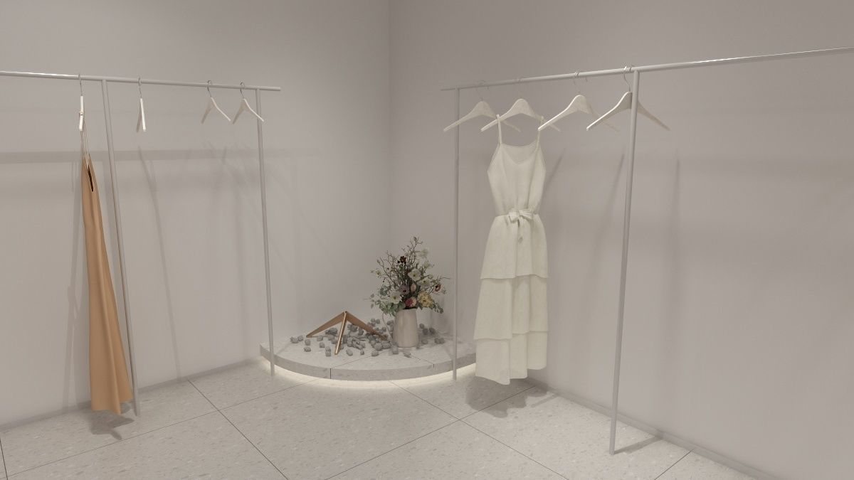Clothing Shop 3 3D model_8
