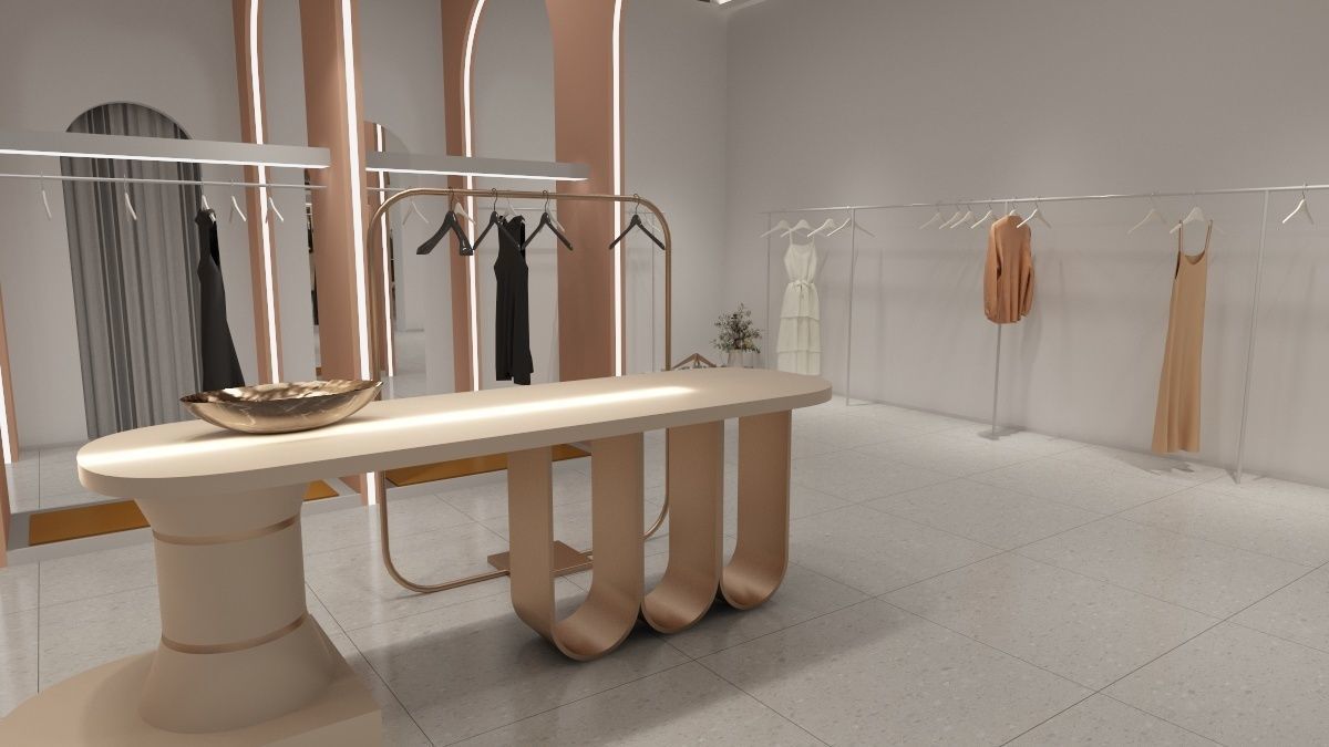 Clothing Shop 3 3D model_7