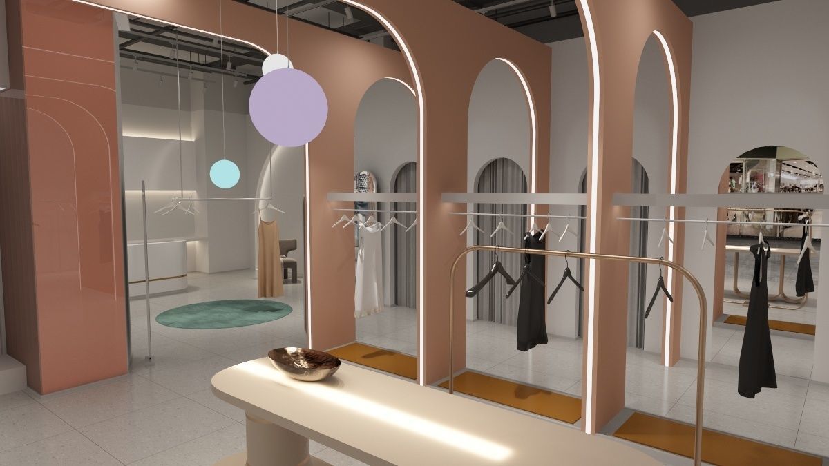 Clothing Shop 3 3D model_13