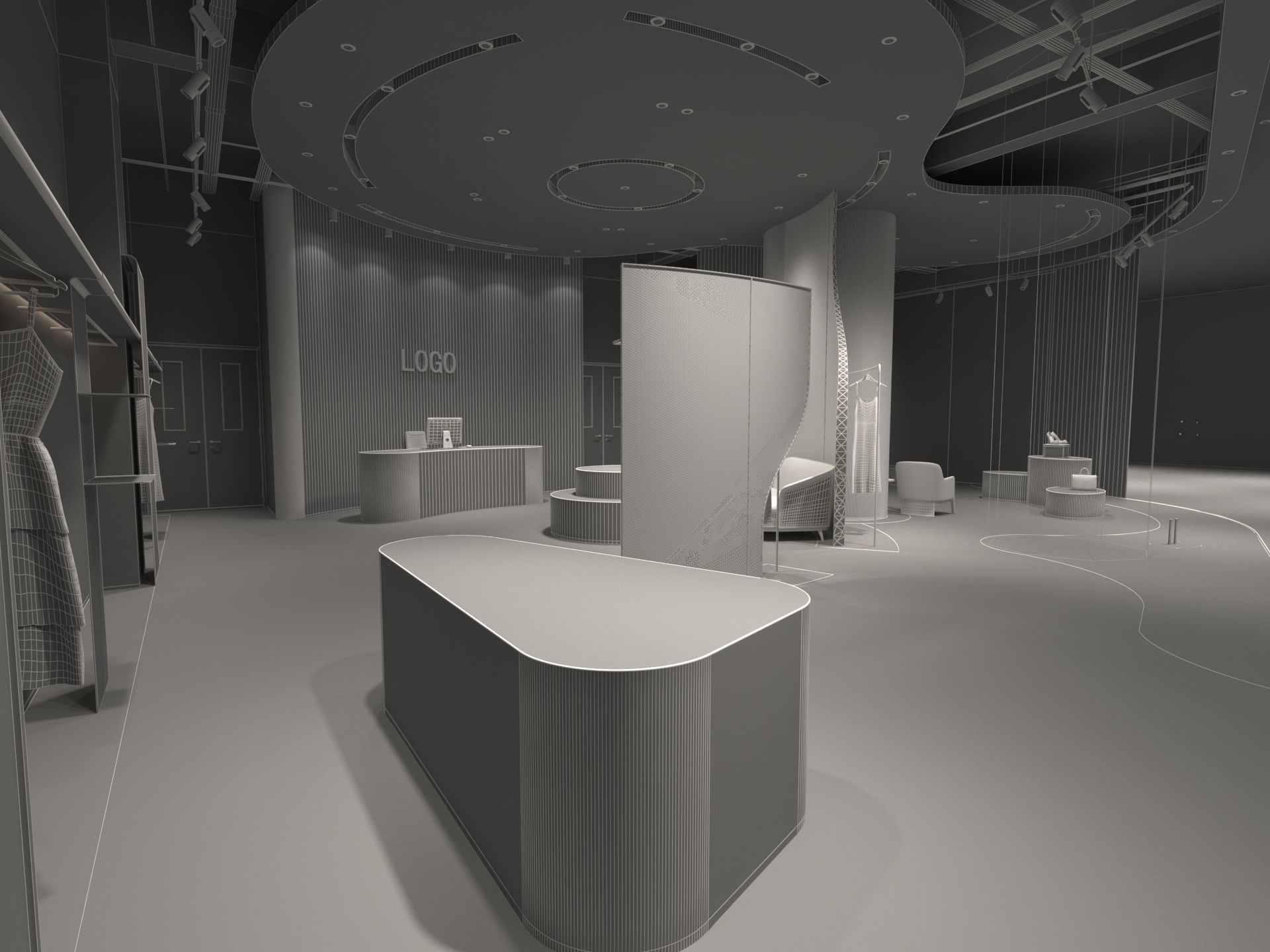 Clothing Shop 4 3D model_16