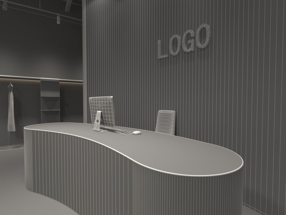 Clothing Shop 4 3D model_22