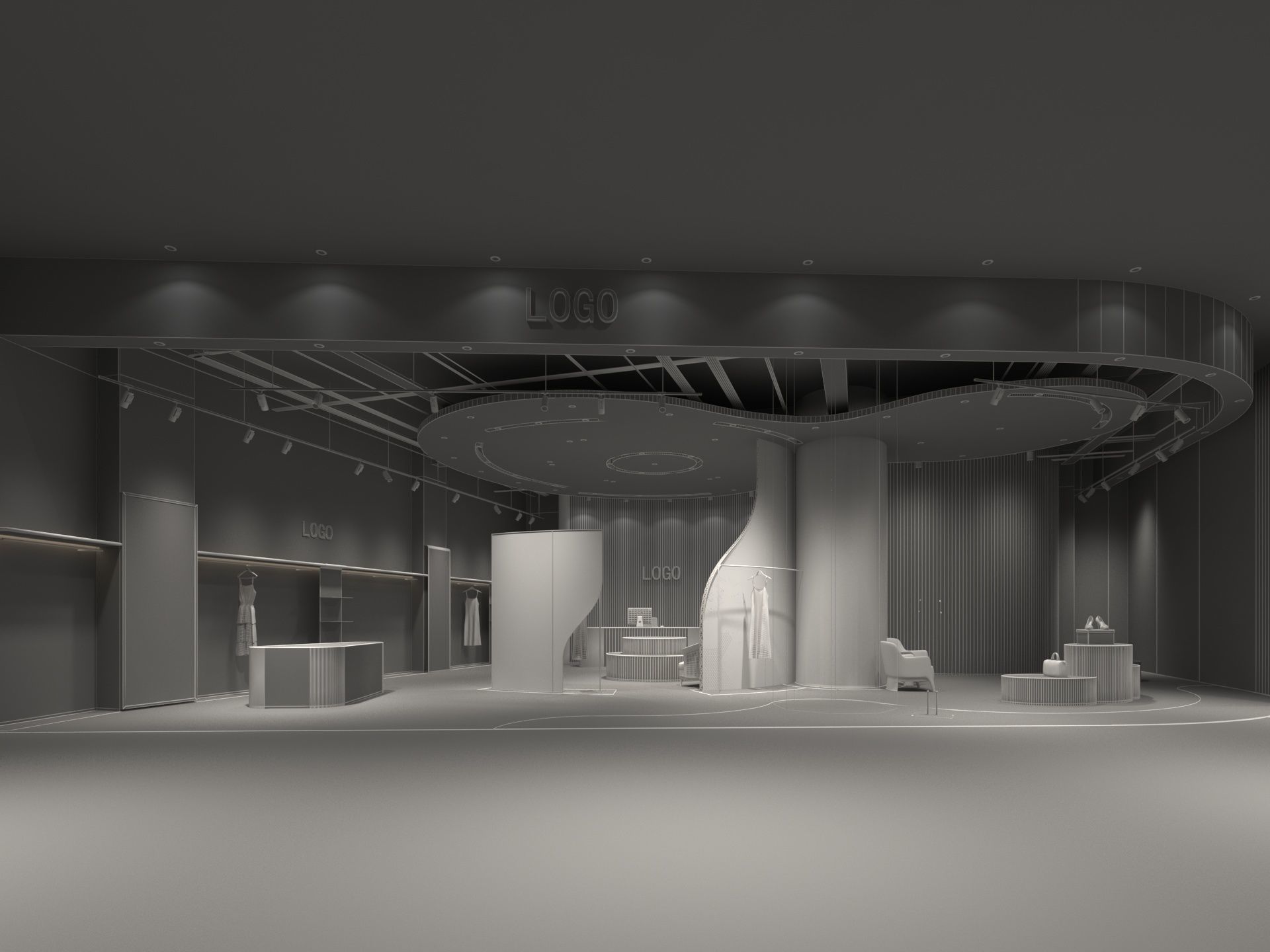 Clothing Shop 4 3D model_14