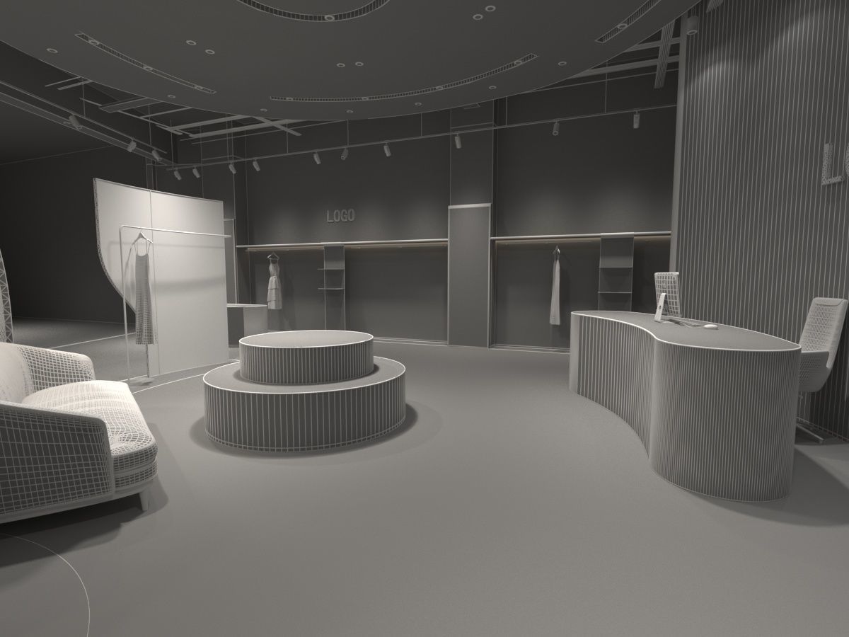 Clothing Shop 4 3D model_20