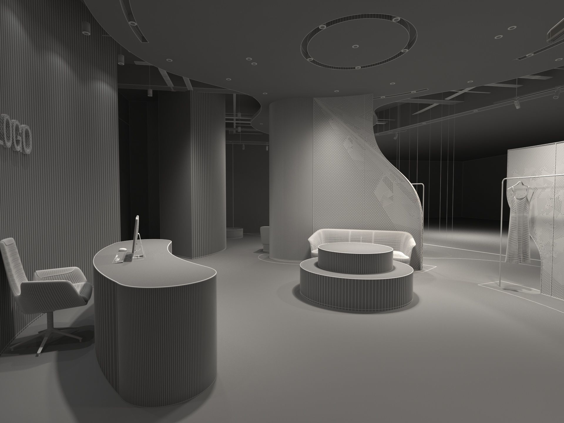 Clothing Shop 4 3D model_17