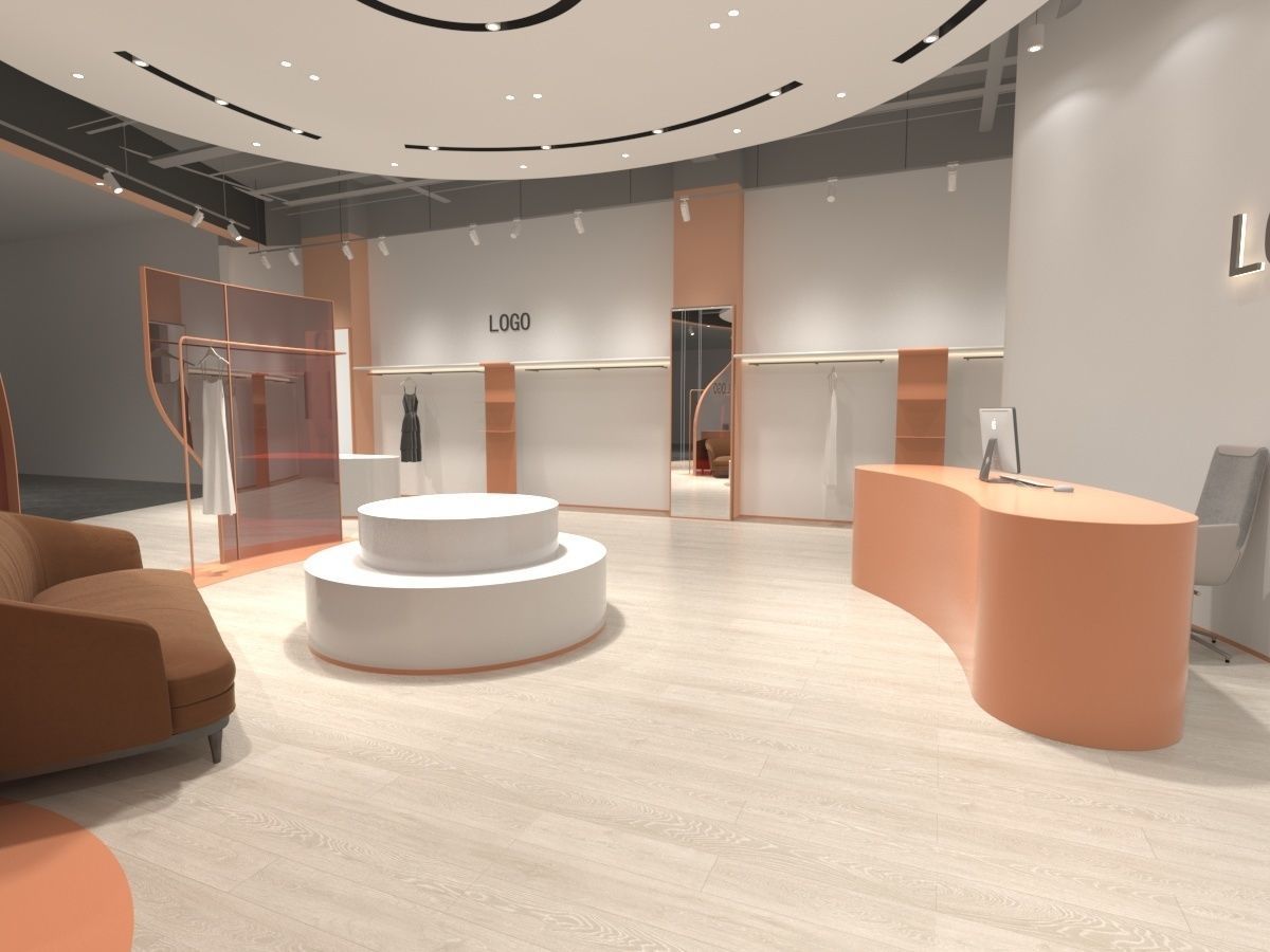 Clothing Shop 4 3D model_6