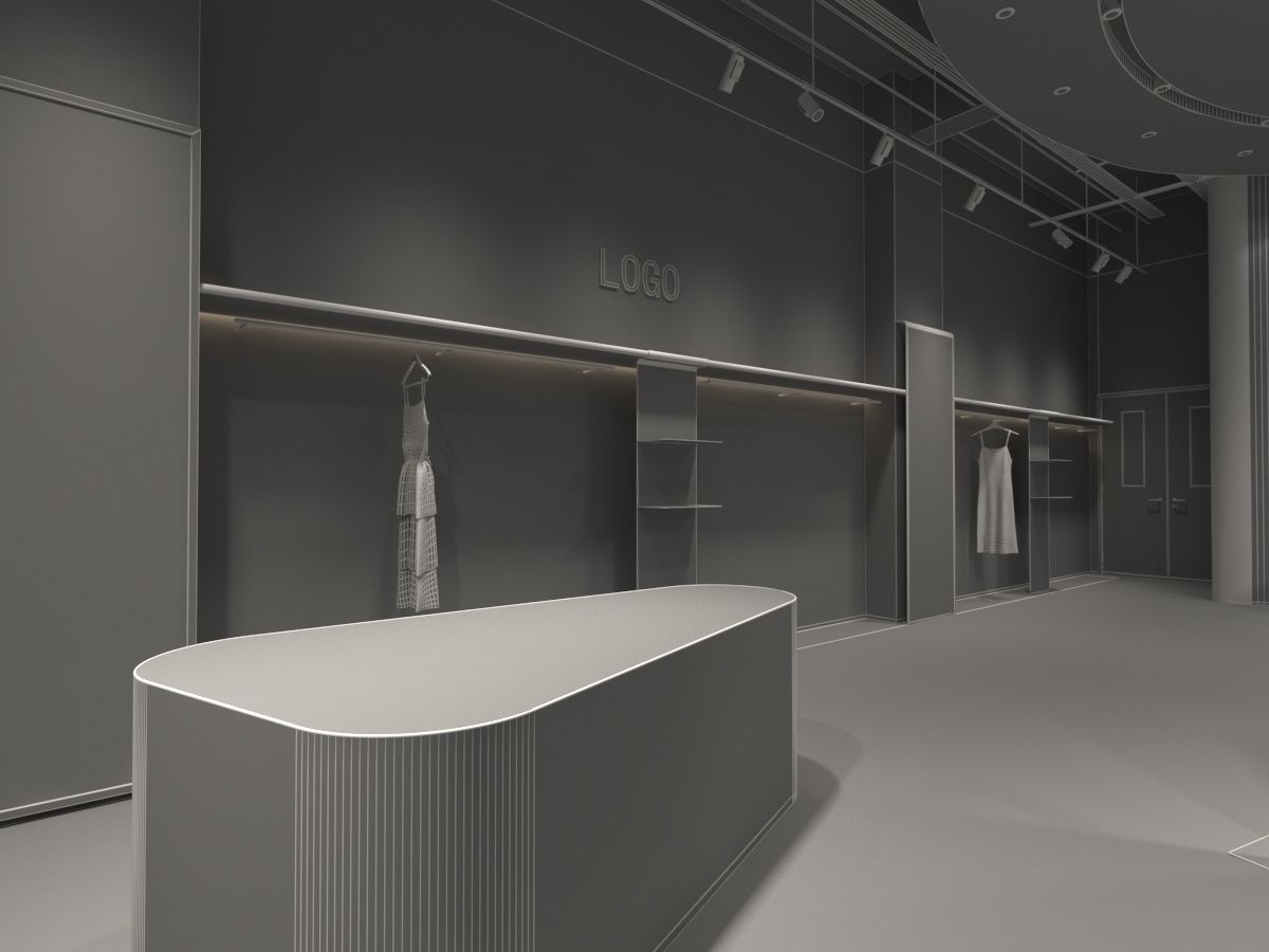 Clothing Shop 4 3D model_21