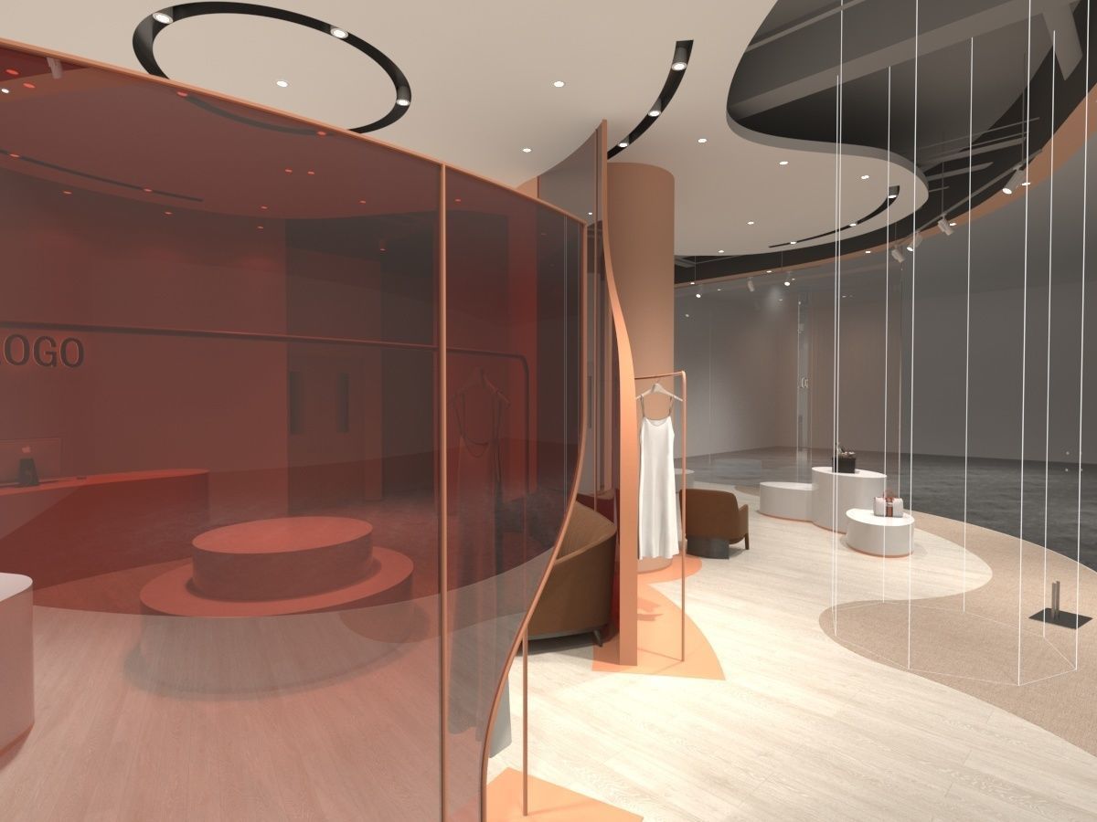 Clothing Shop 4 3D model_7