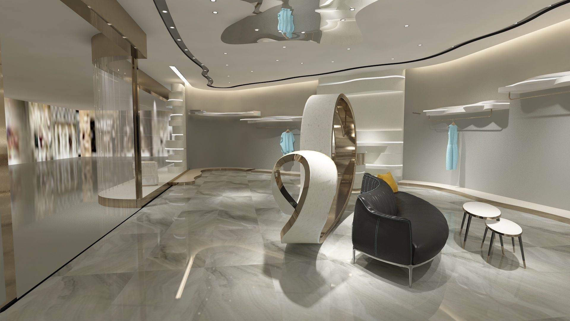 Clothing Shop 5 3D model_2