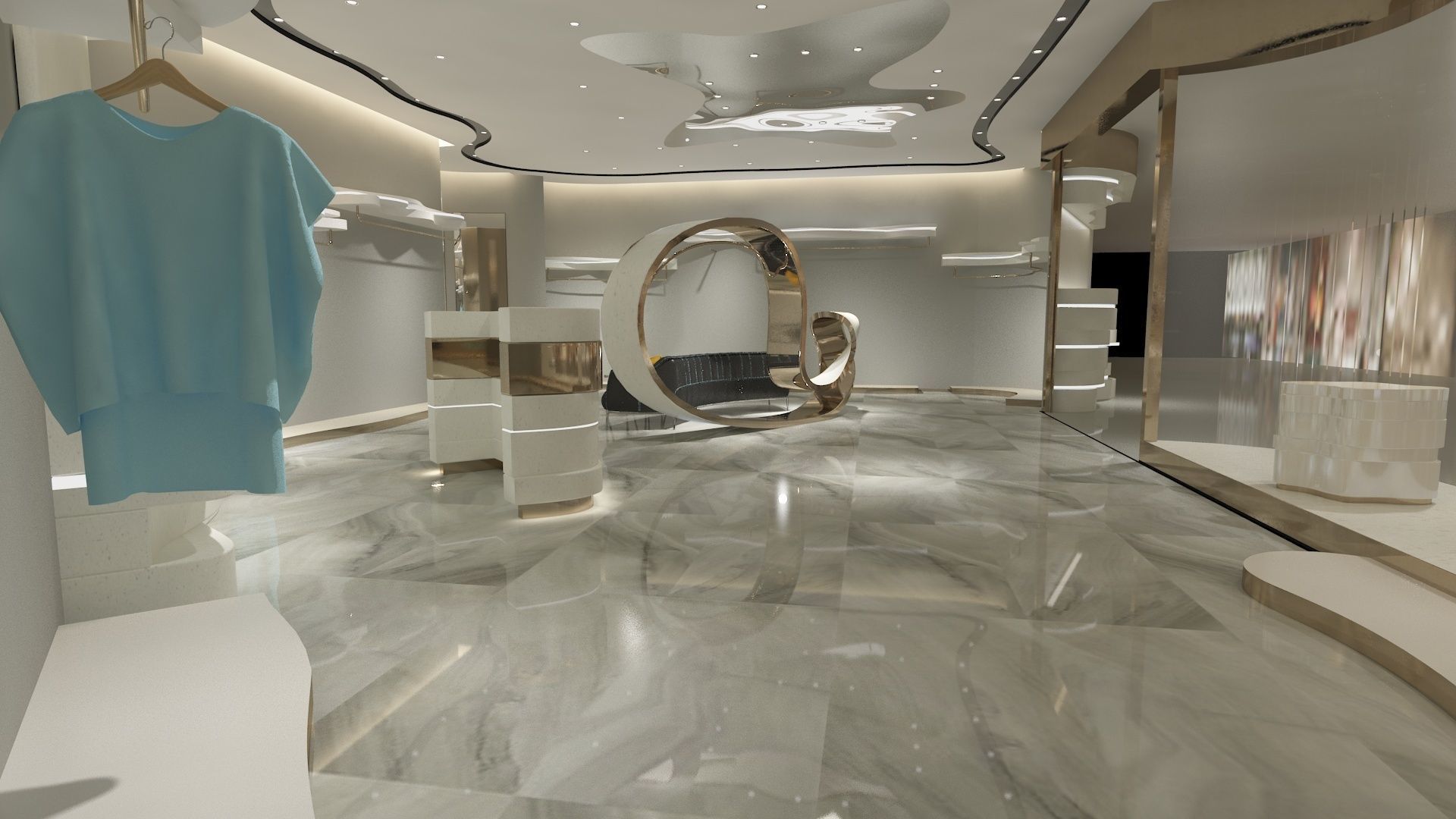 Clothing Shop 5 3D model_4