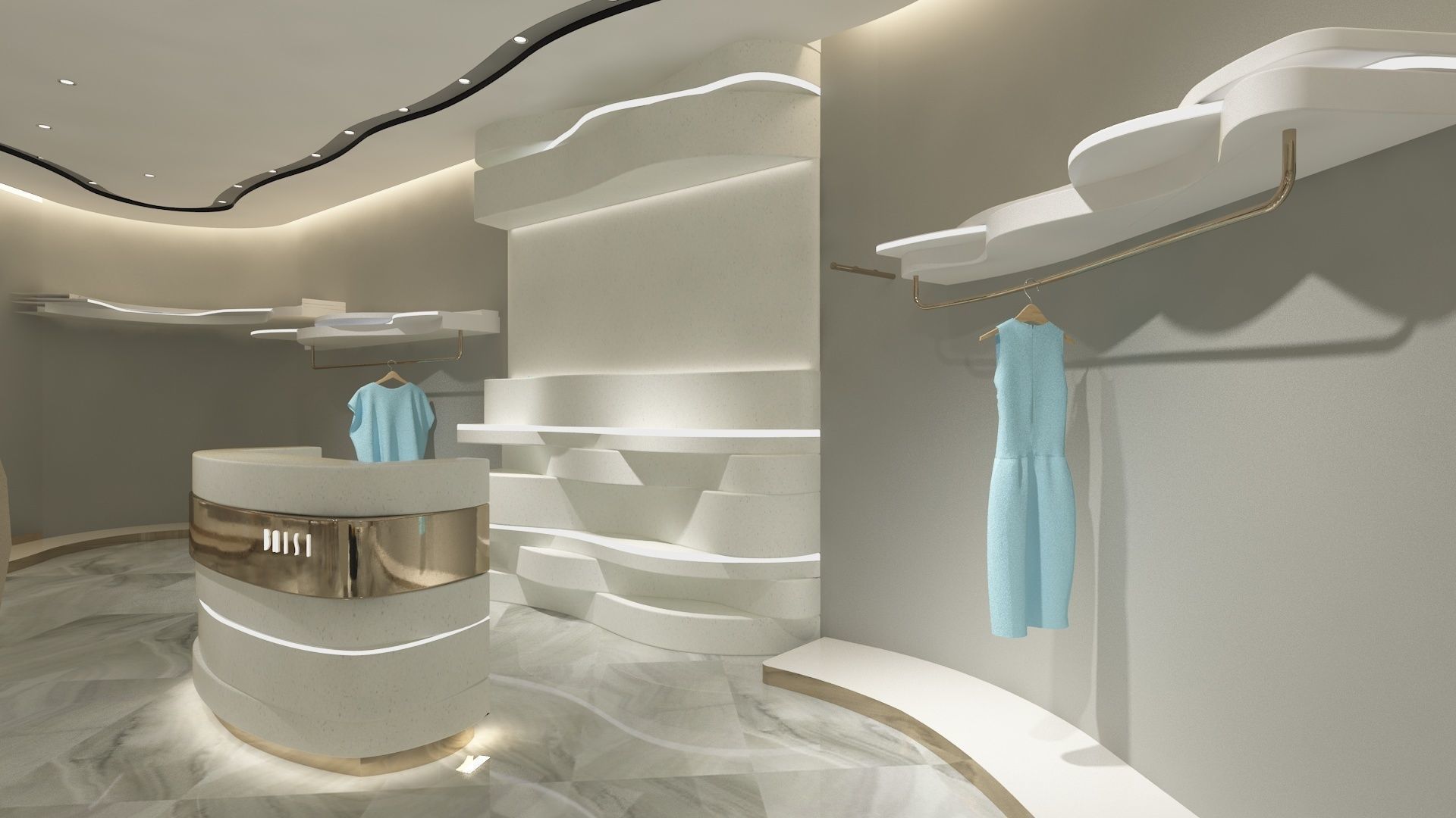 Clothing Shop 5 3D model_7