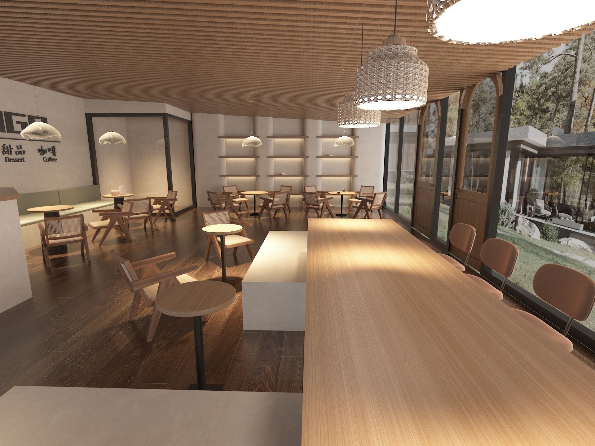 Coffee Shop 1 3D model_4