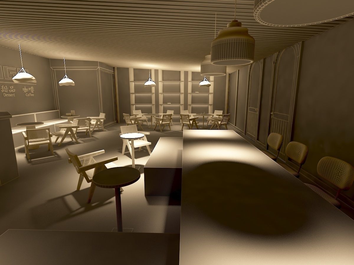 Coffee Shop 1 3D model_18