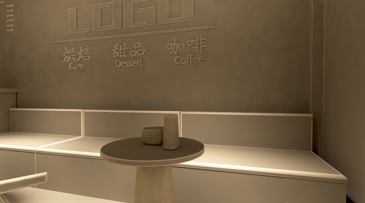 Coffee Shop 1 3D model_25
