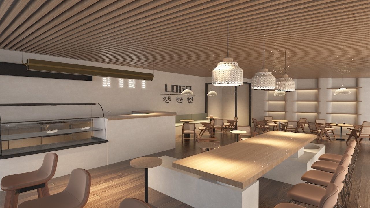 Coffee Shop 1 3D model_1
