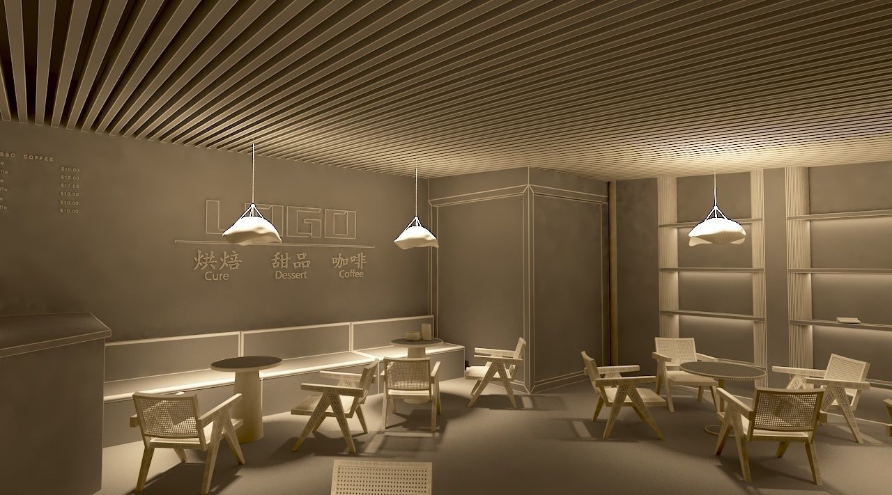 Coffee Shop 1 3D model_19