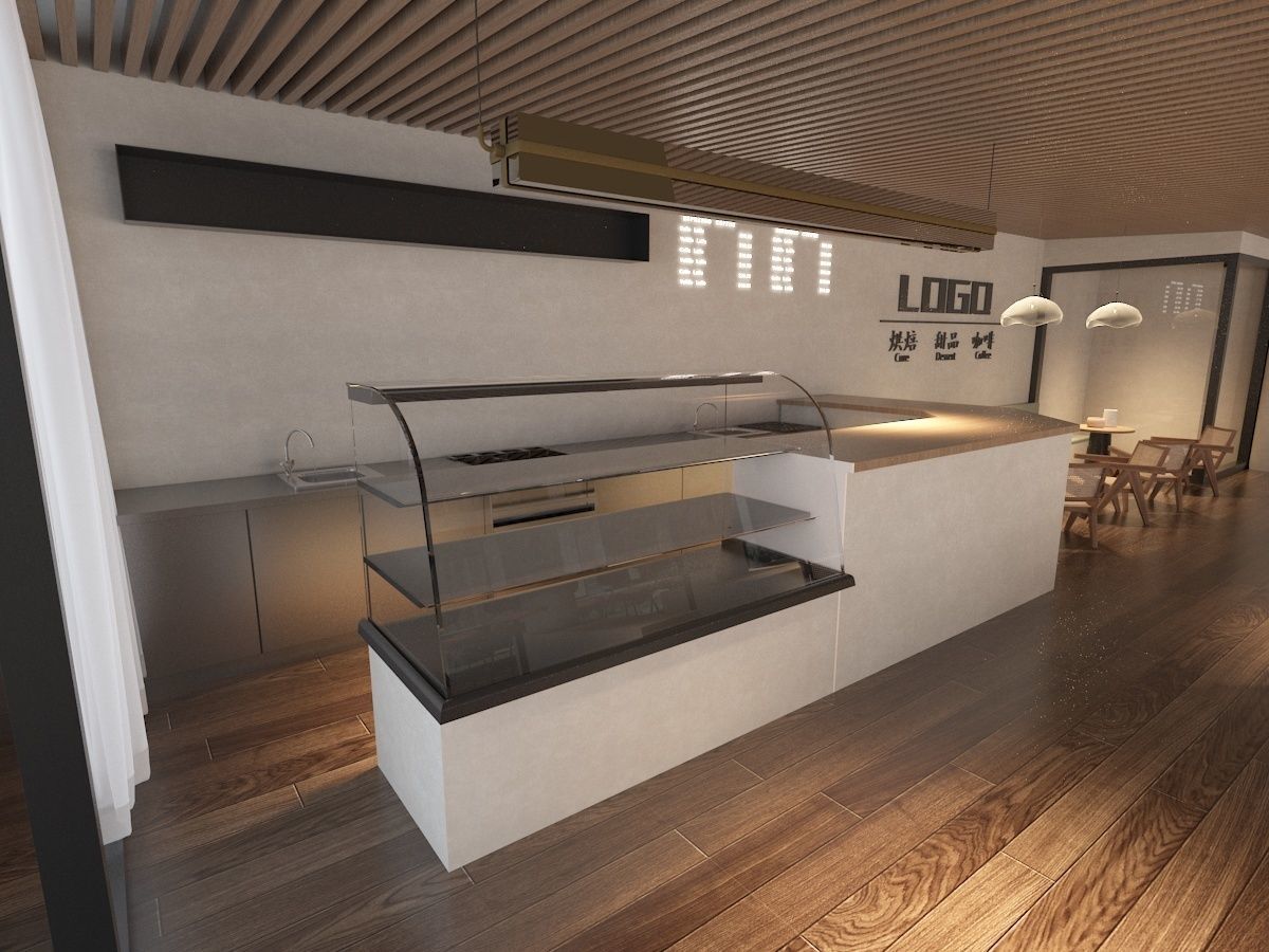 Coffee Shop 1 3D model_12