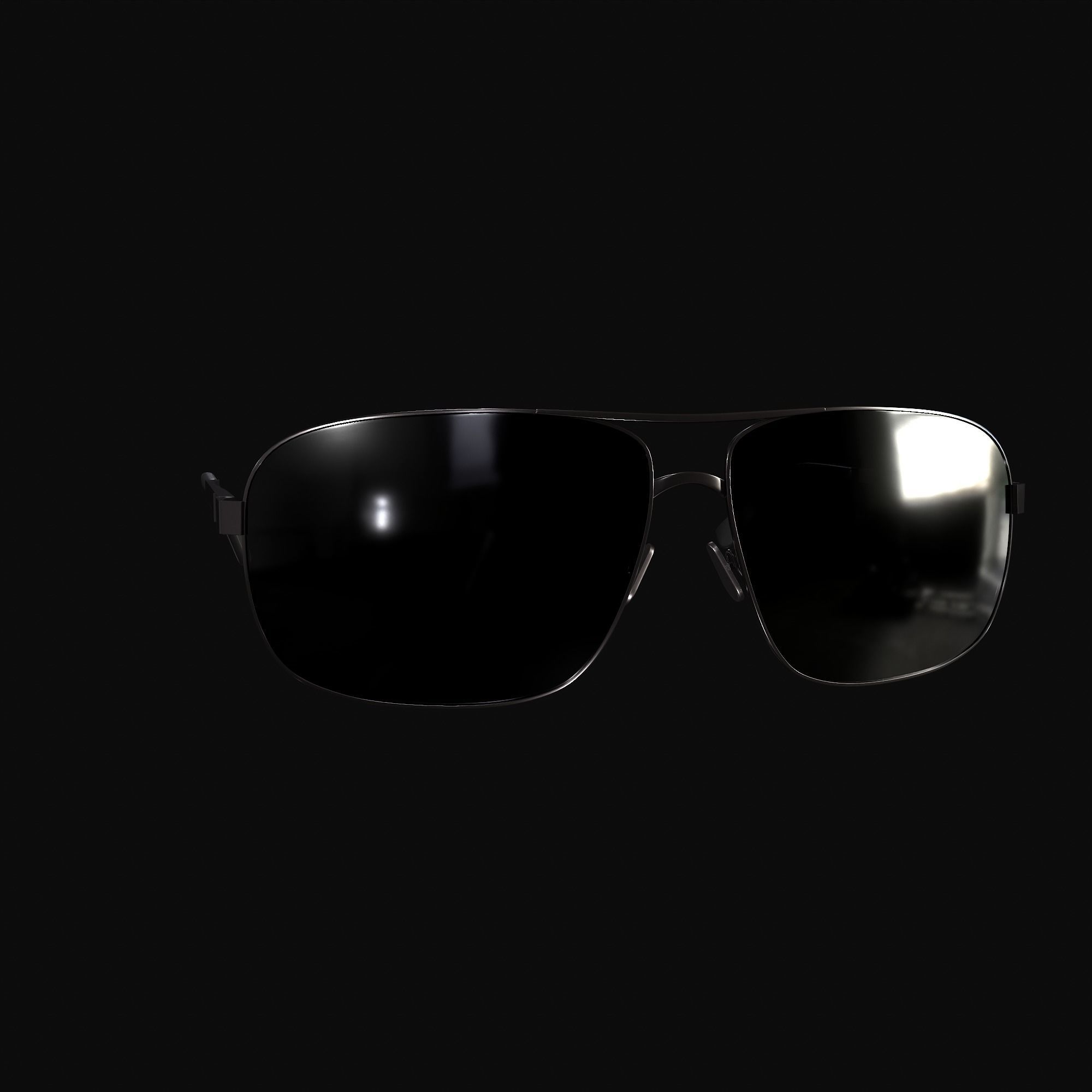 Sun glasses 3D model_8