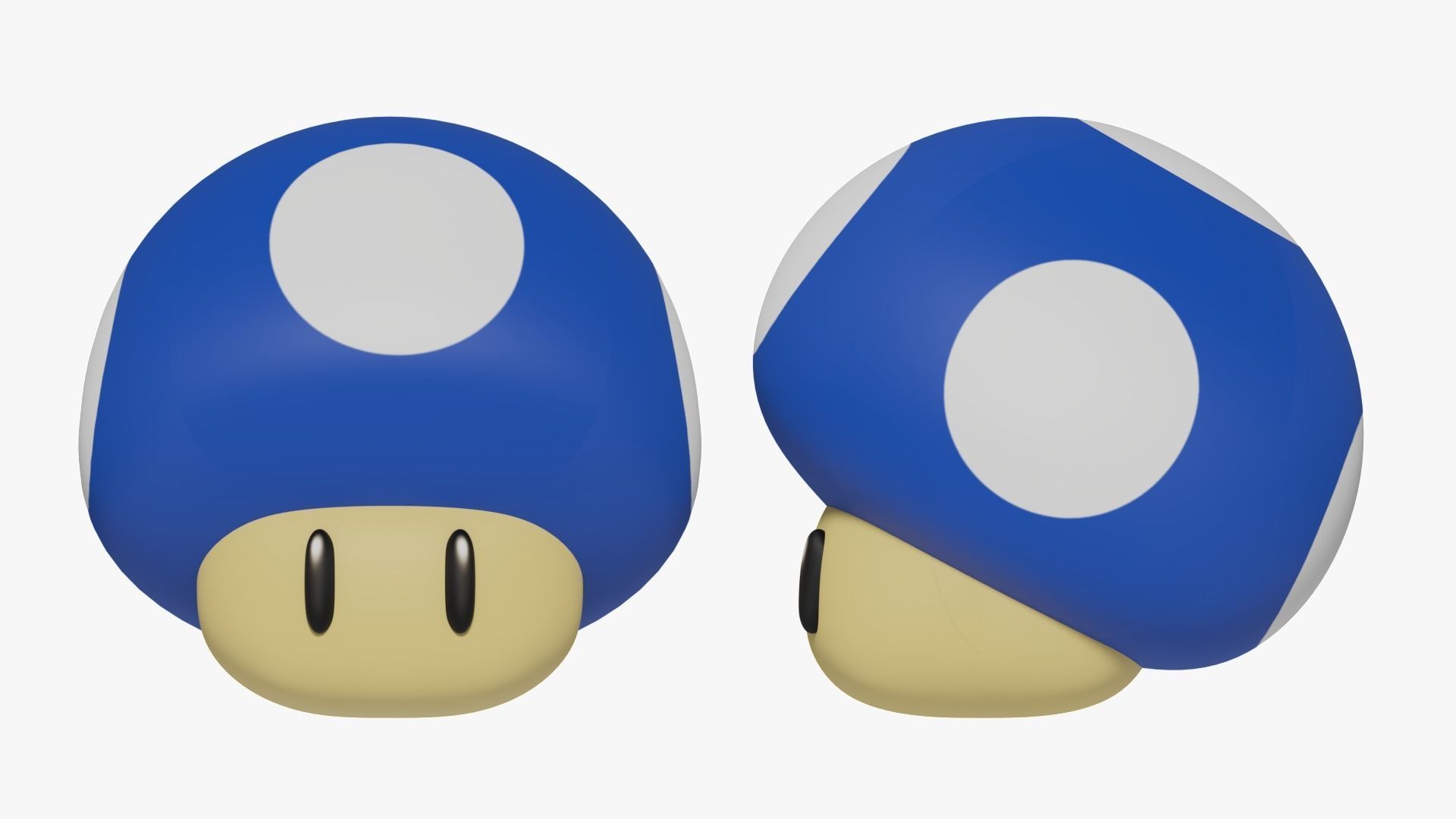 Special Mushrooms SET - Mario 3D model_10