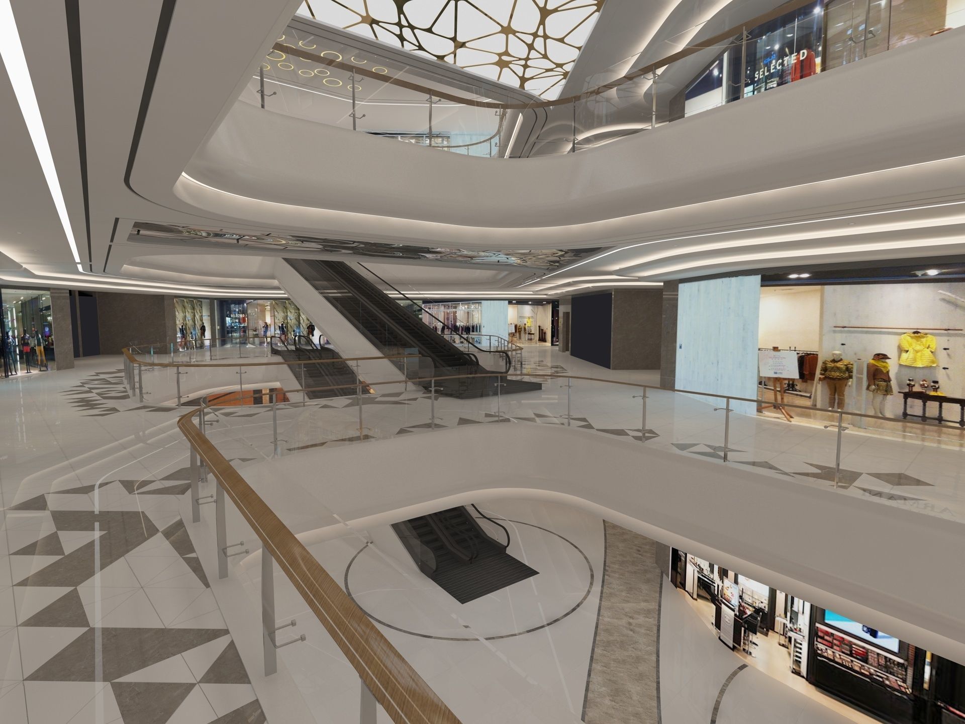 Shopping Mall 5 3D model_2