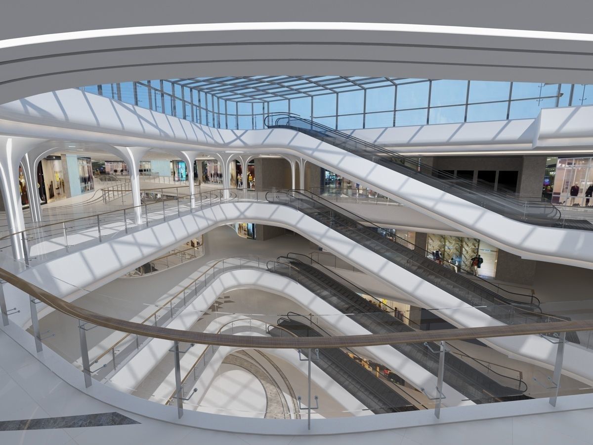 Shopping Mall 5 3D model_7