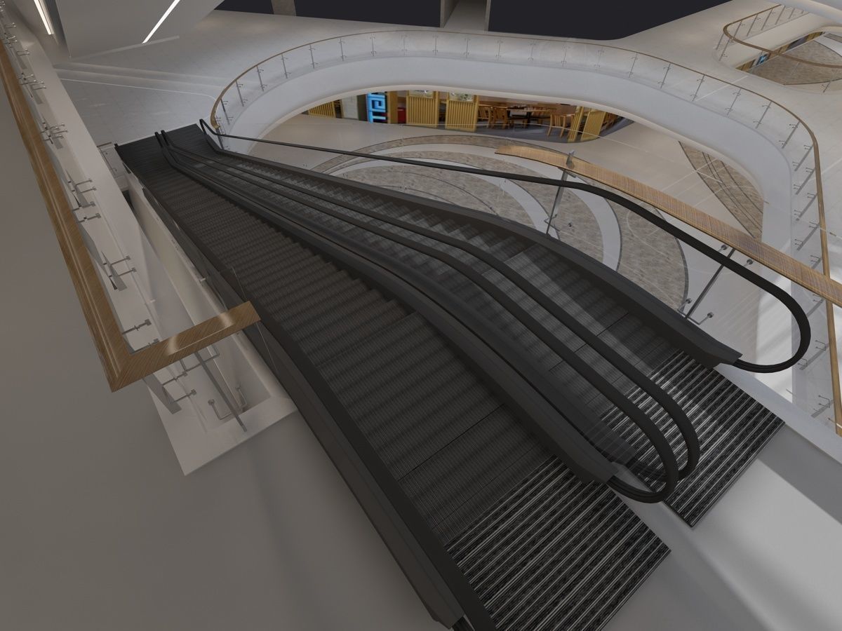 Shopping Mall 5 3D model_13