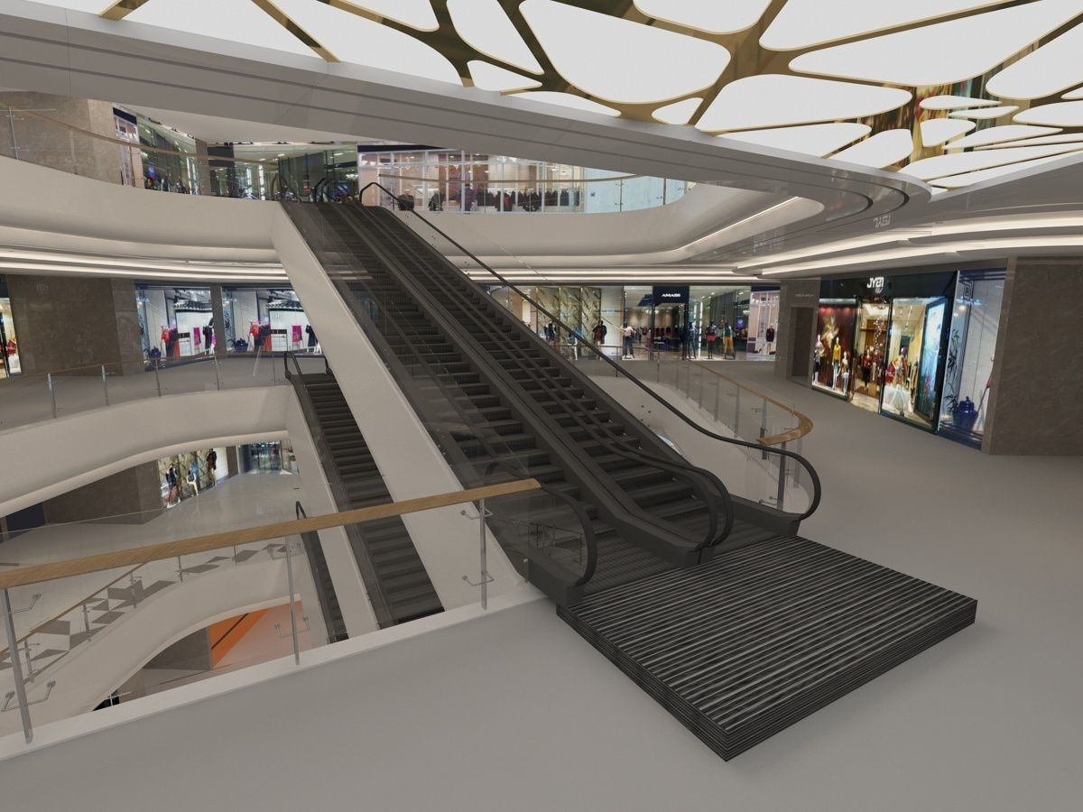 Shopping Mall 5 3D model_6