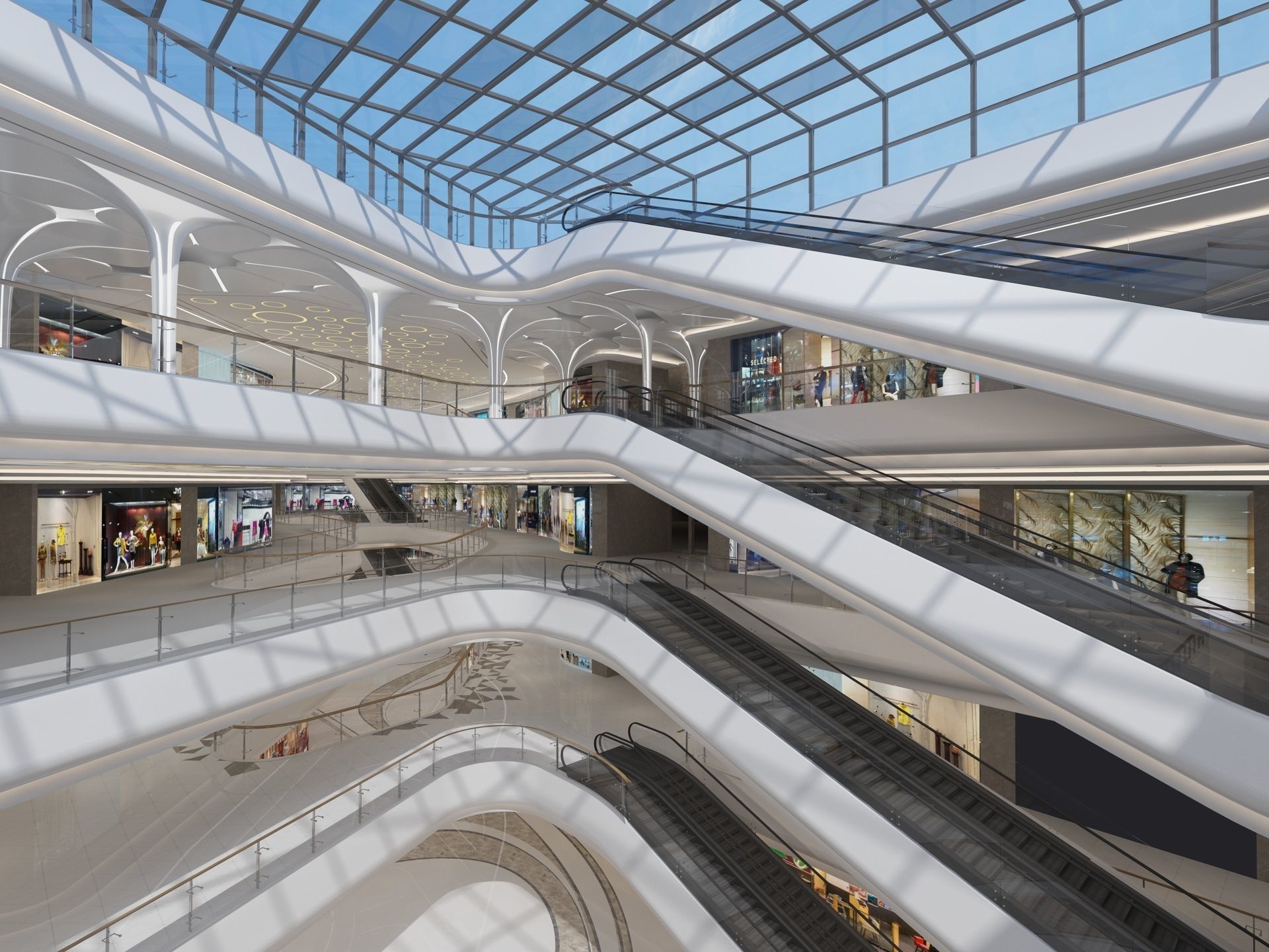 Shopping Mall 5 3D model_5