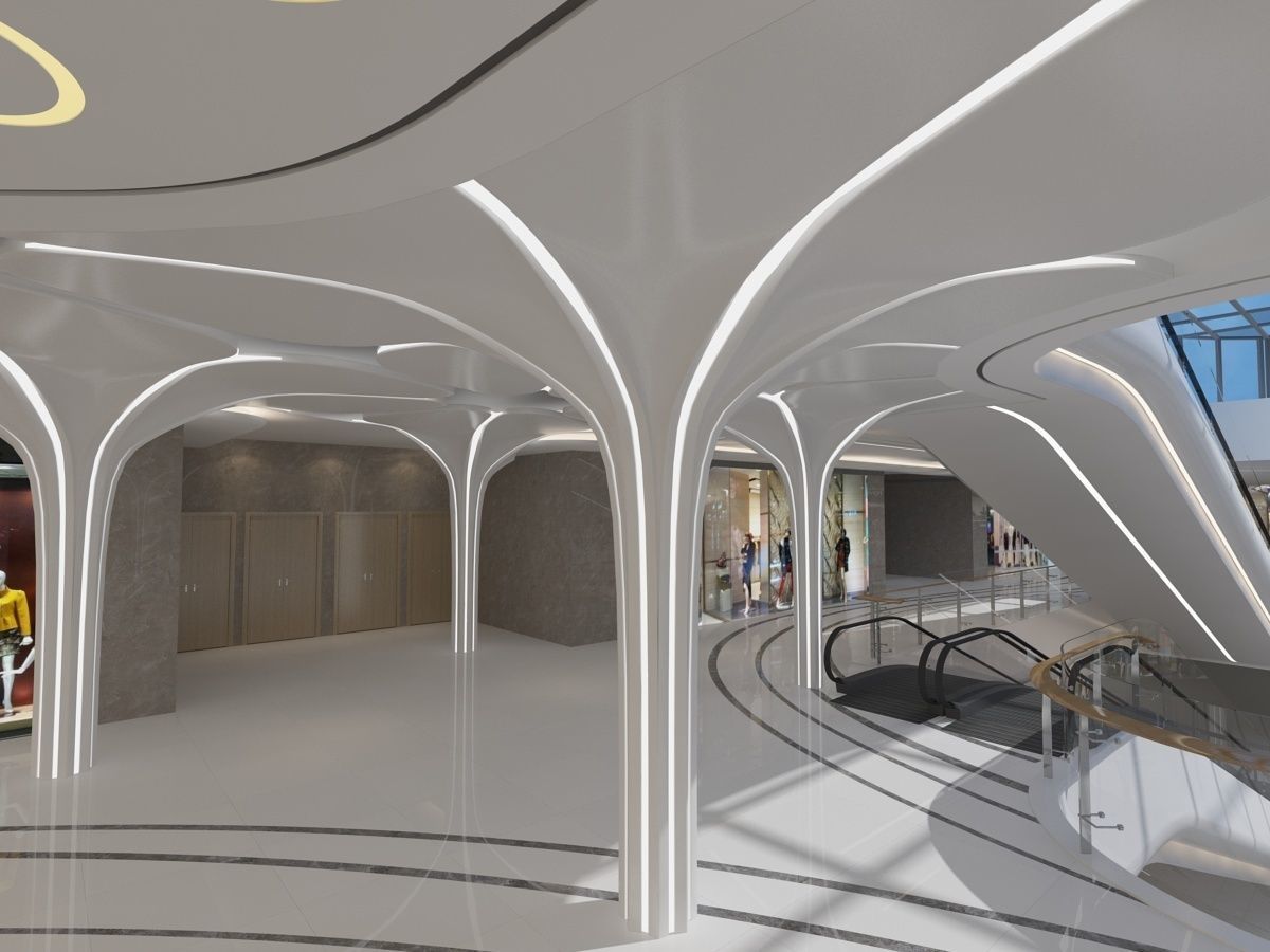 Shopping Mall 5 3D model_11