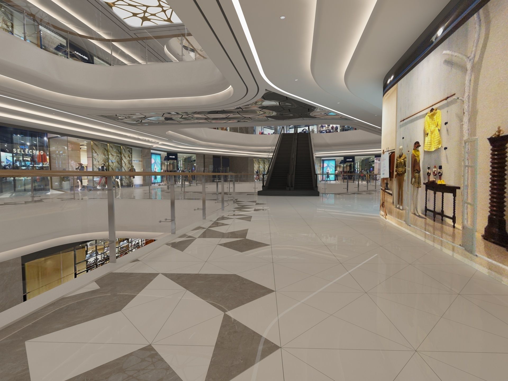 Shopping Mall 5 3D model_4
