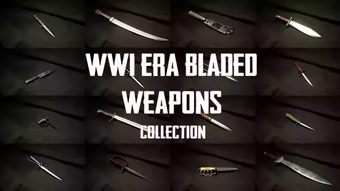 WW1 Era Bladed Weapons Collection 