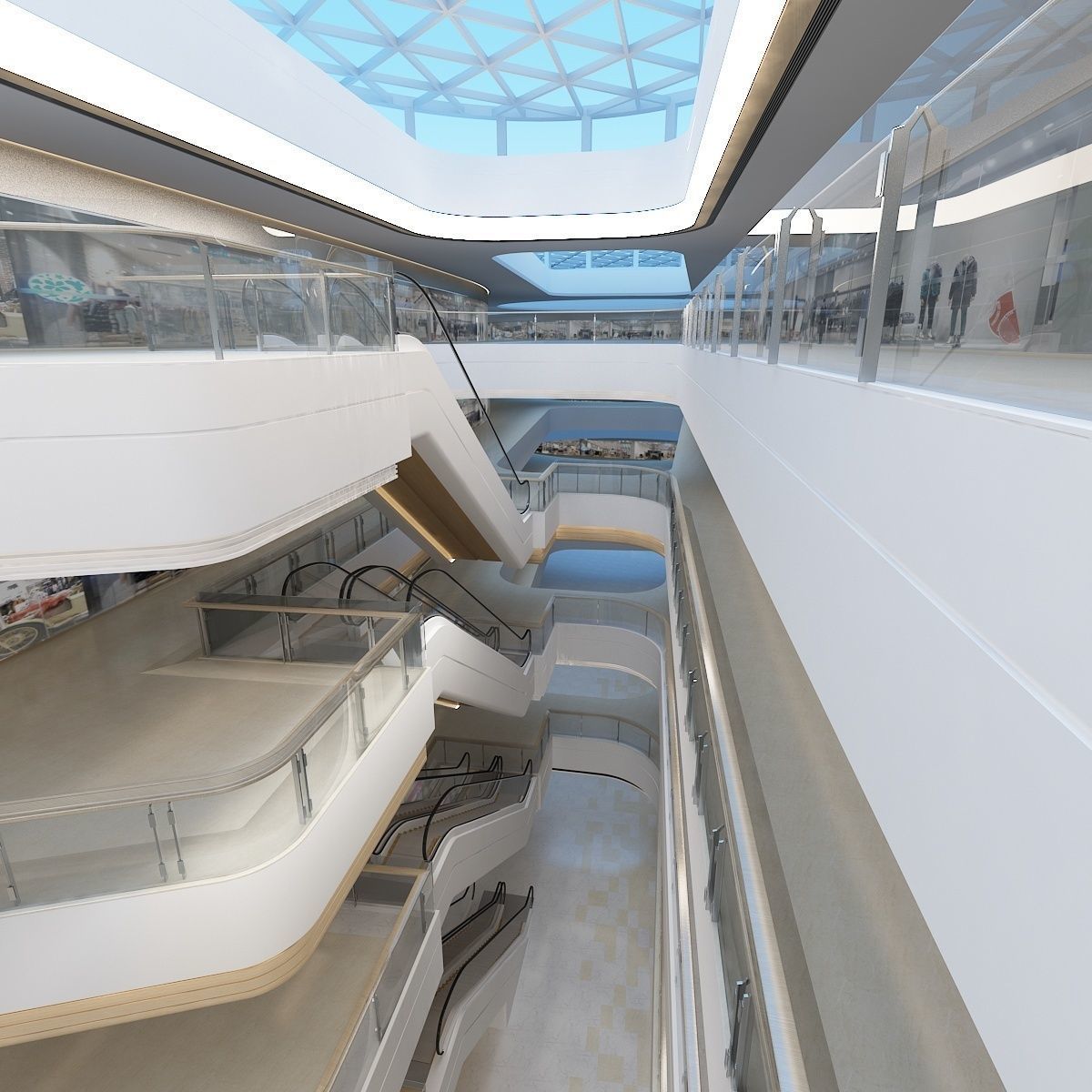 Shopping Mall 6 3D model_6