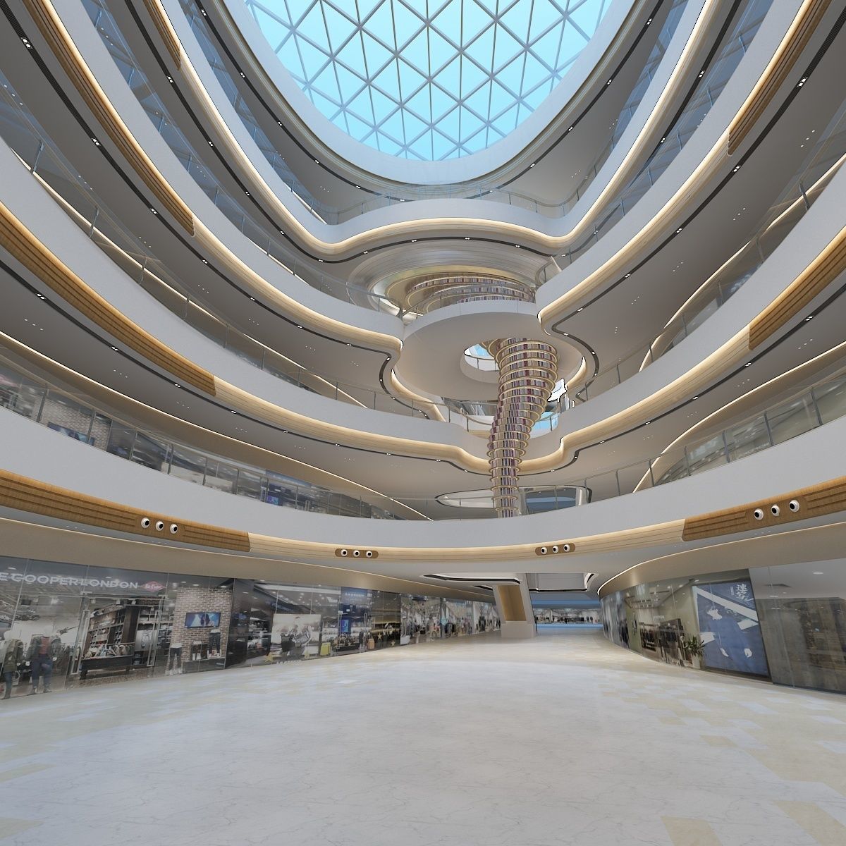 Shopping Mall 6 3D model_1