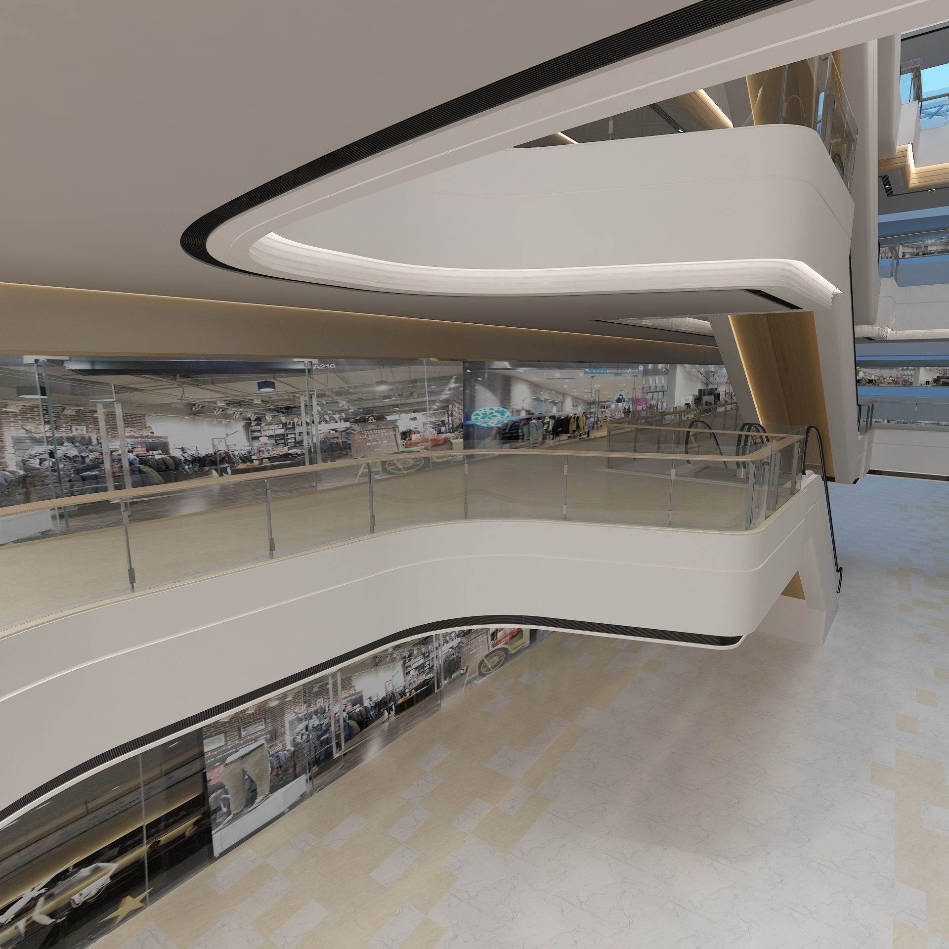 Shopping Mall 6 3D model_4