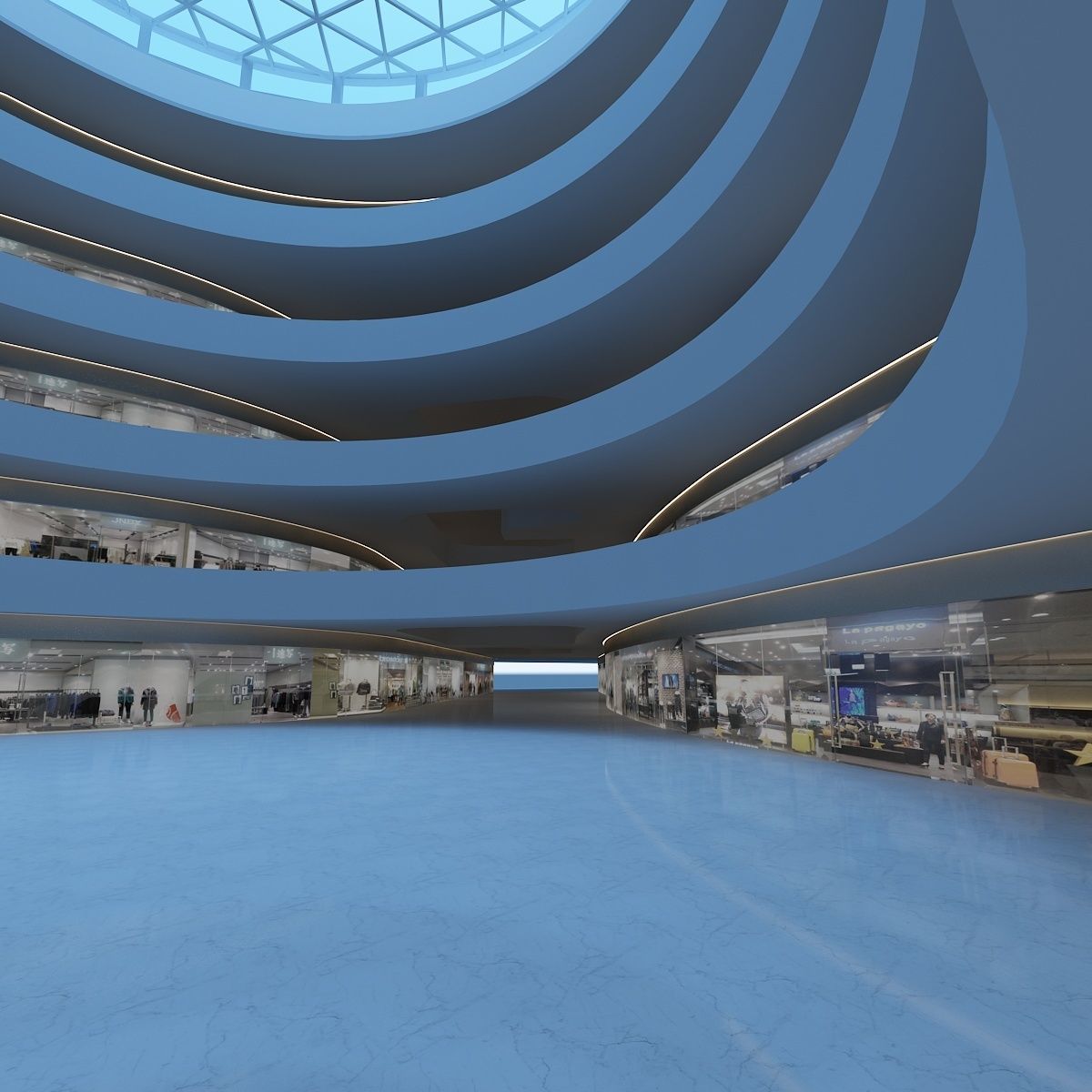 Shopping Mall 6 3D model_10