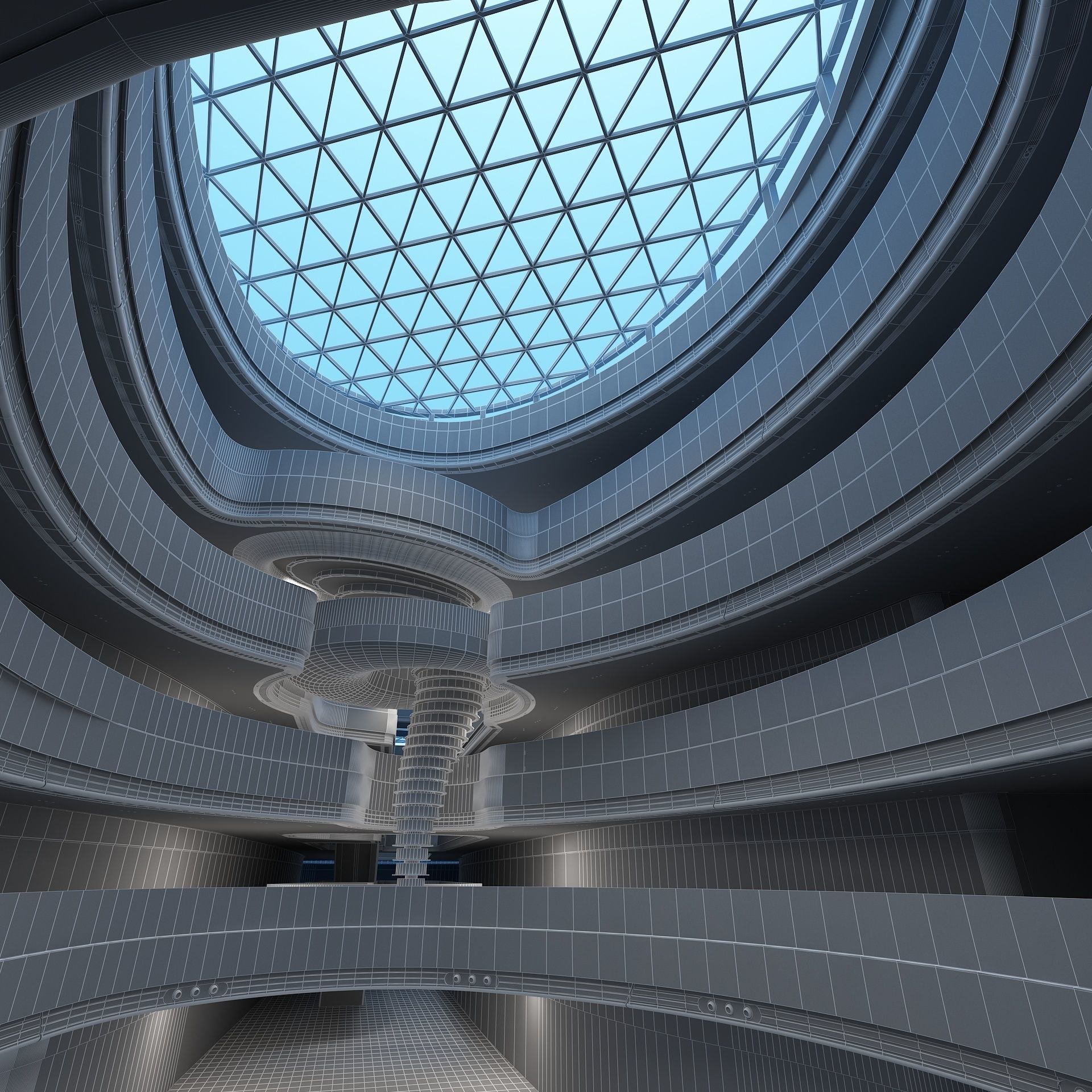 Shopping Mall 6 3D model_13