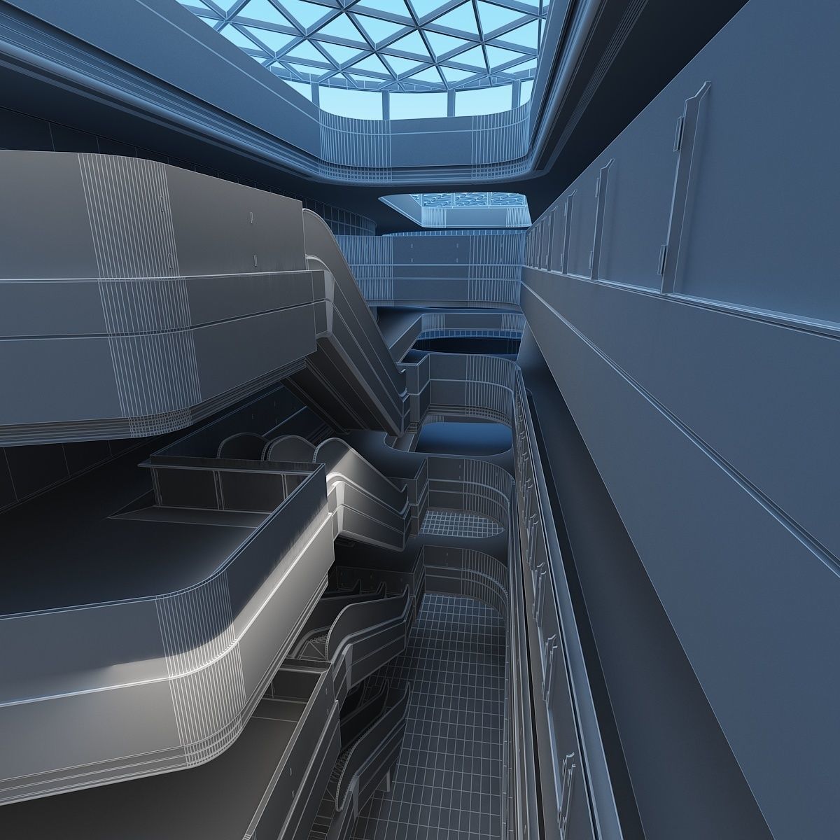 Shopping Mall 6 3D model_16