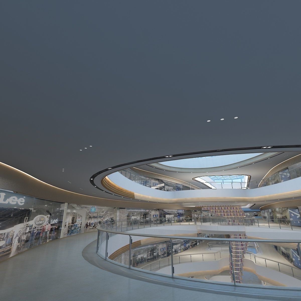 Shopping Mall 6 3D model_8