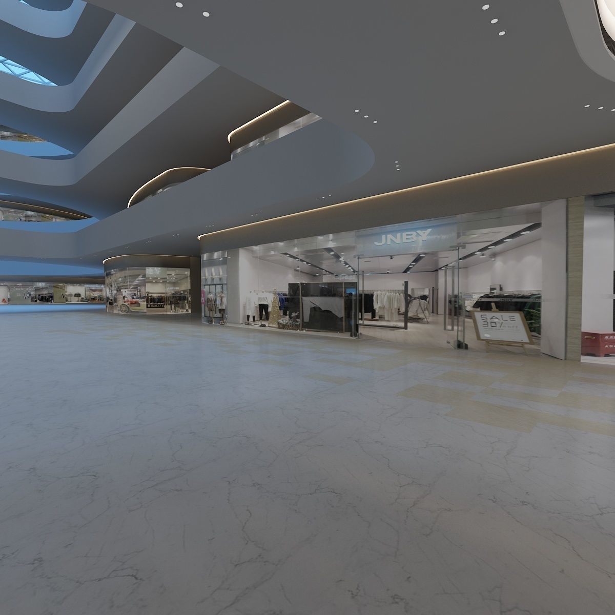 Shopping Mall 6 3D model_9
