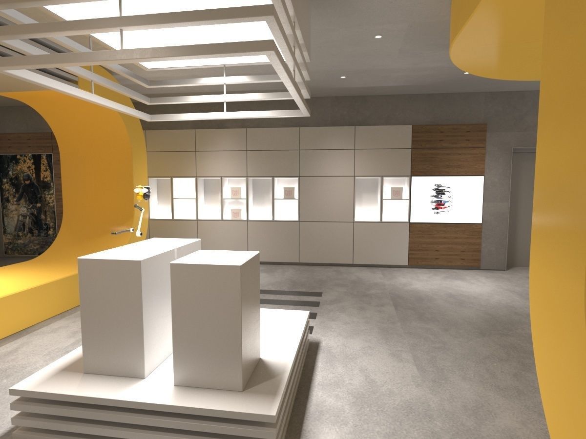 Exhibition Hall 3D model_12