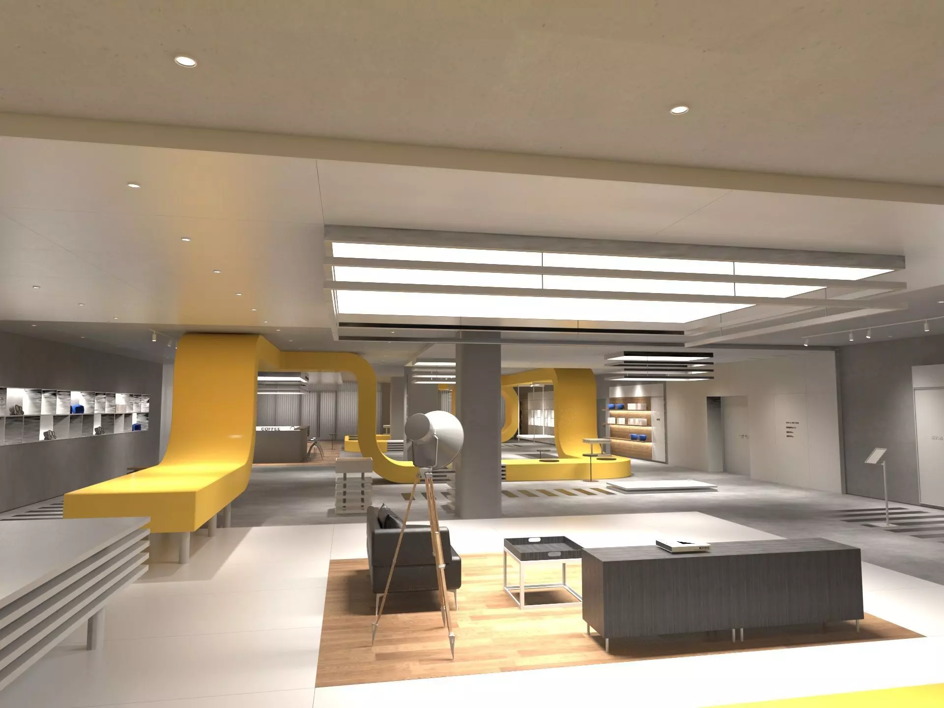 Exhibition Hall 3D model_0