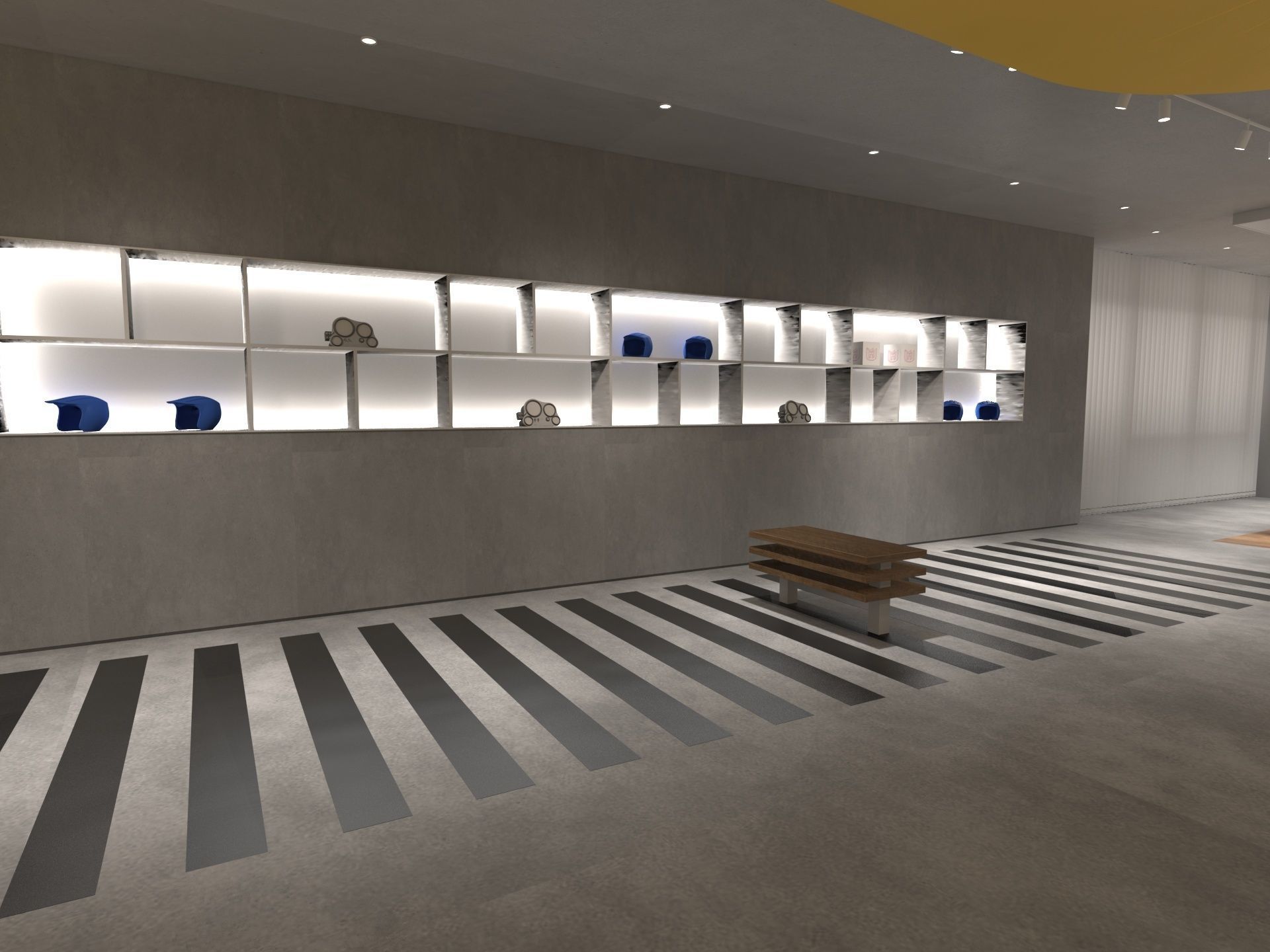 Exhibition Hall 3D model_5