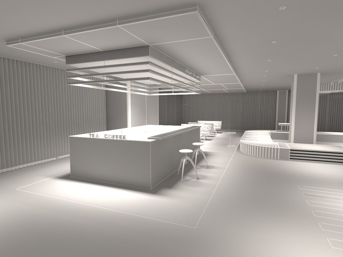 Exhibition Hall 3D model_17