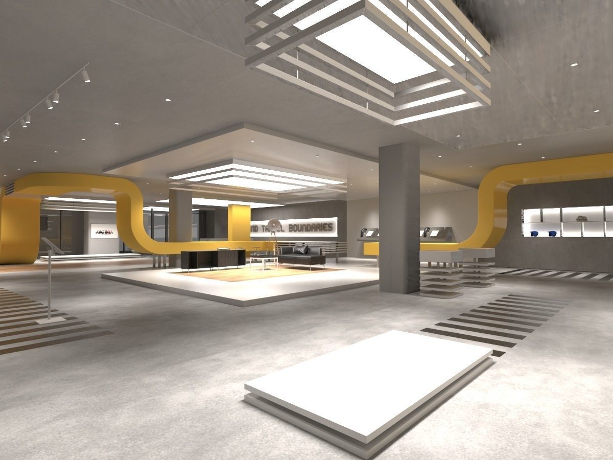 Exhibition Hall 3D model_6