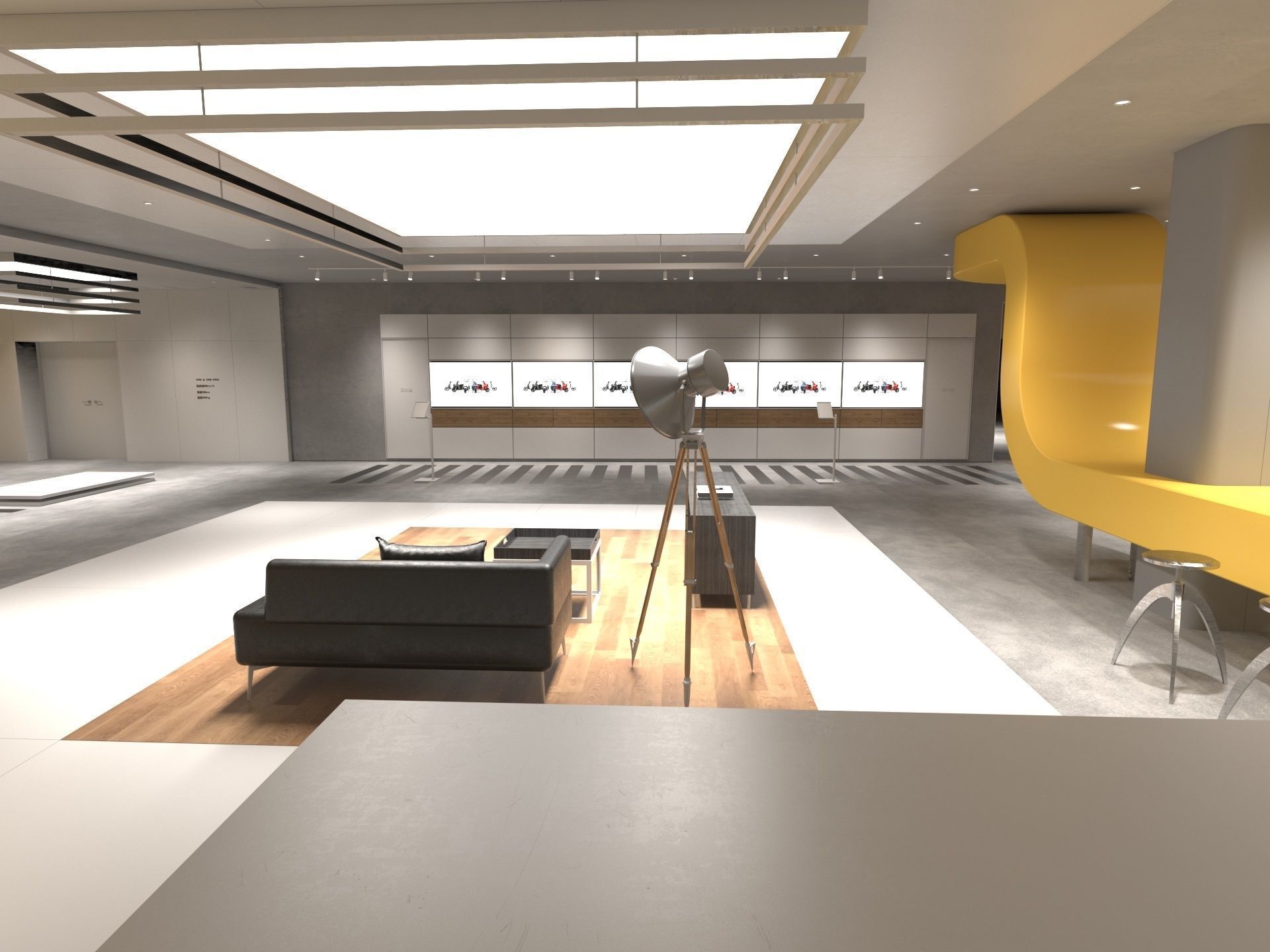 Exhibition Hall 3D model_2