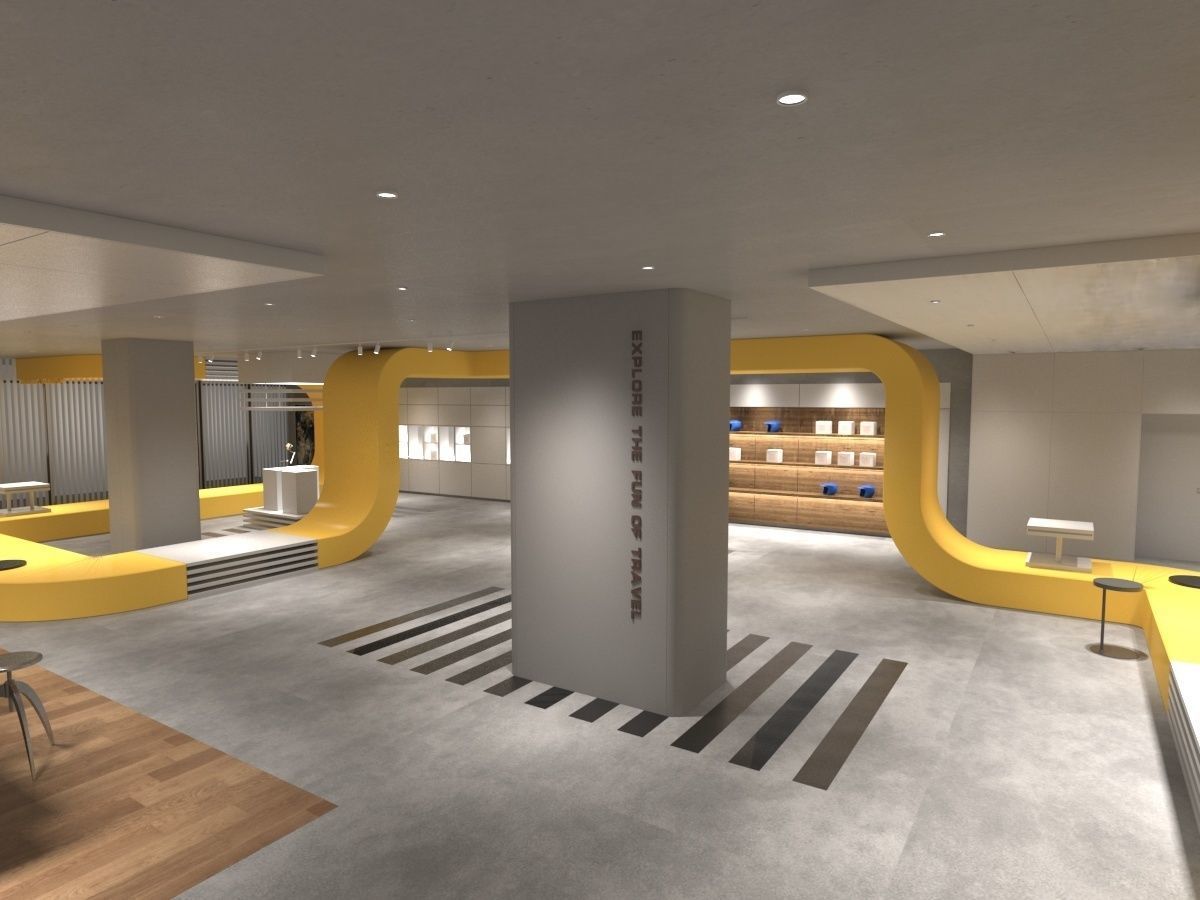 Exhibition Hall 3D model_11