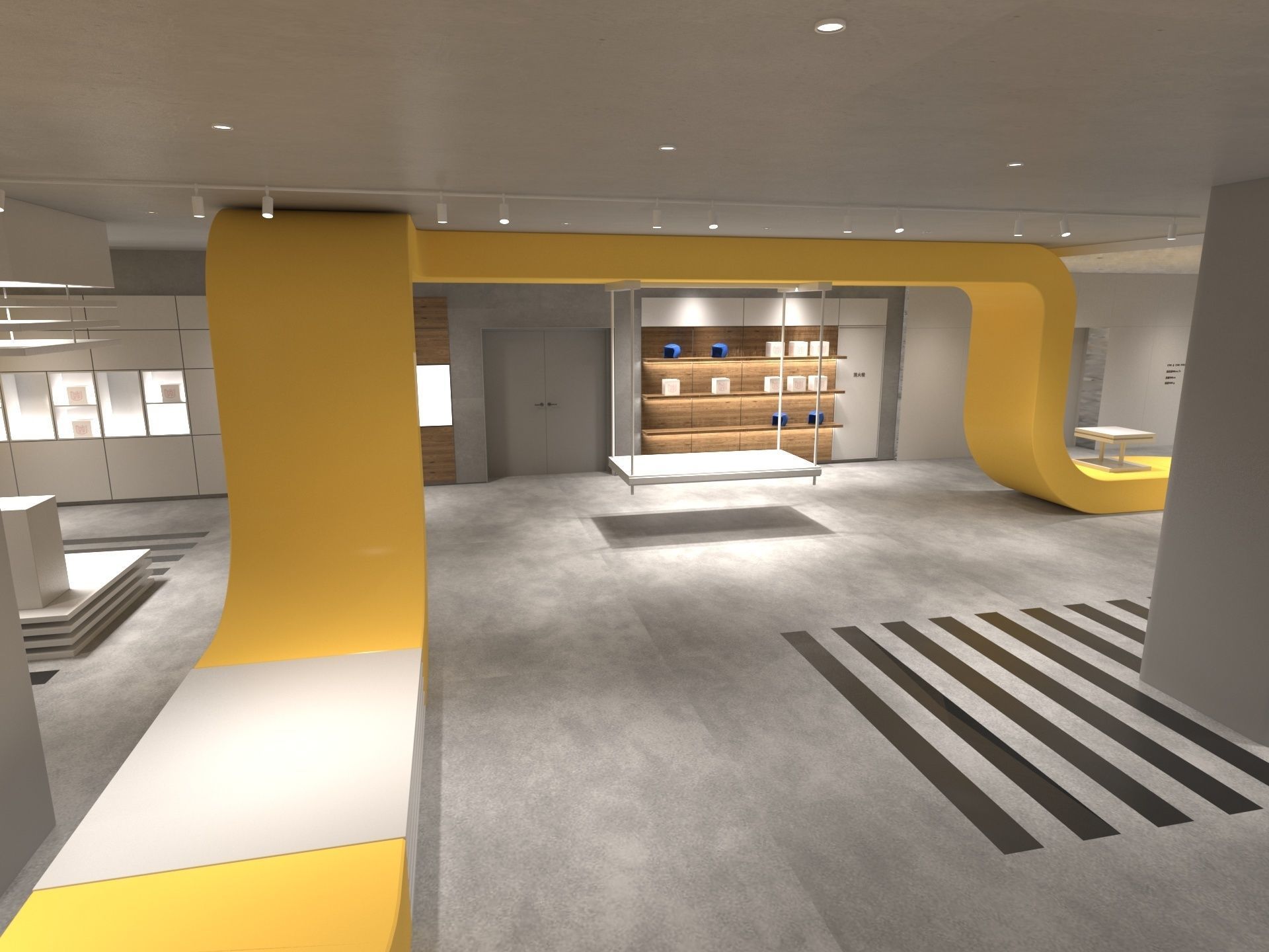 Exhibition Hall 3D model_3